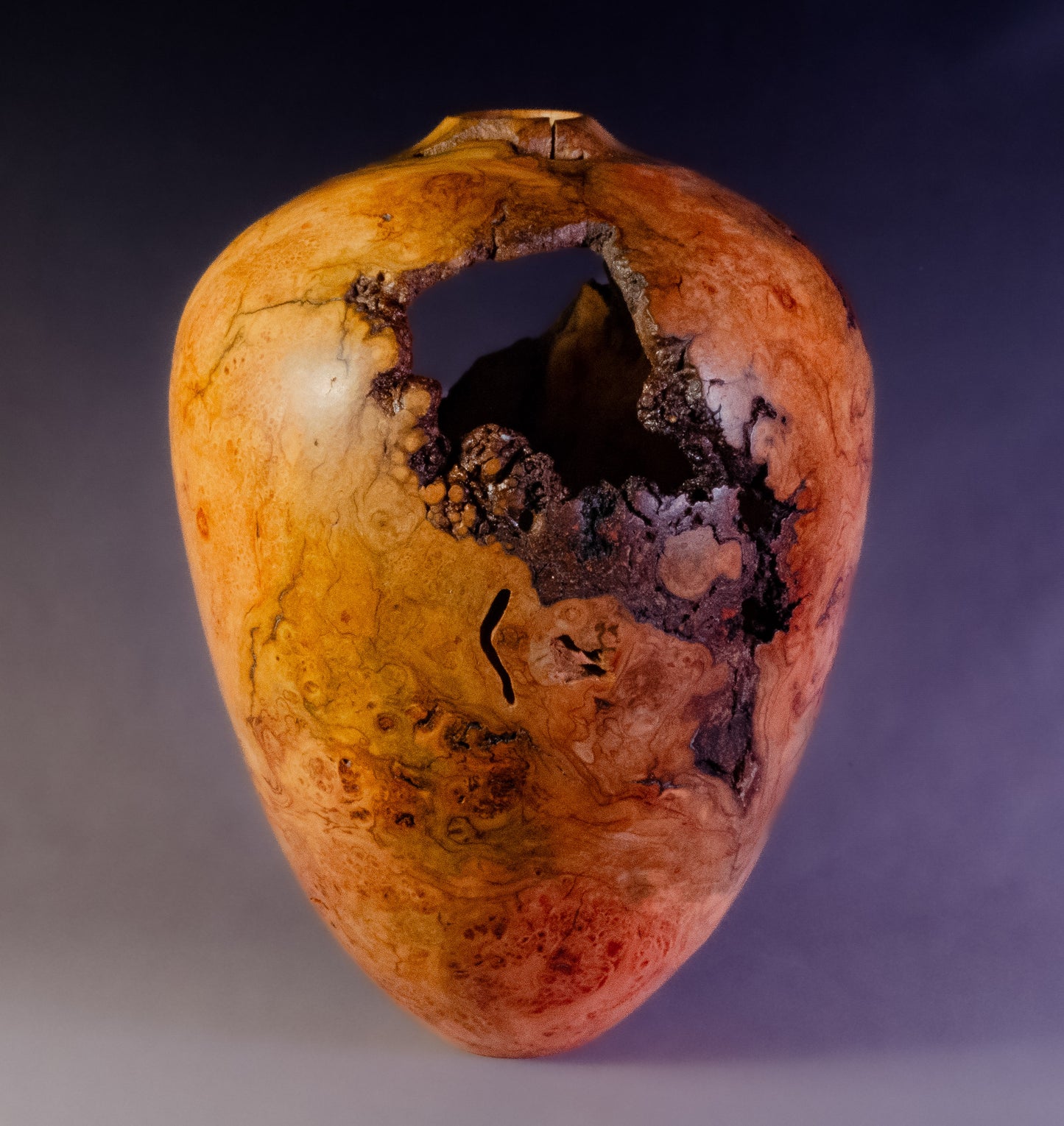 Cherry burl hollow form