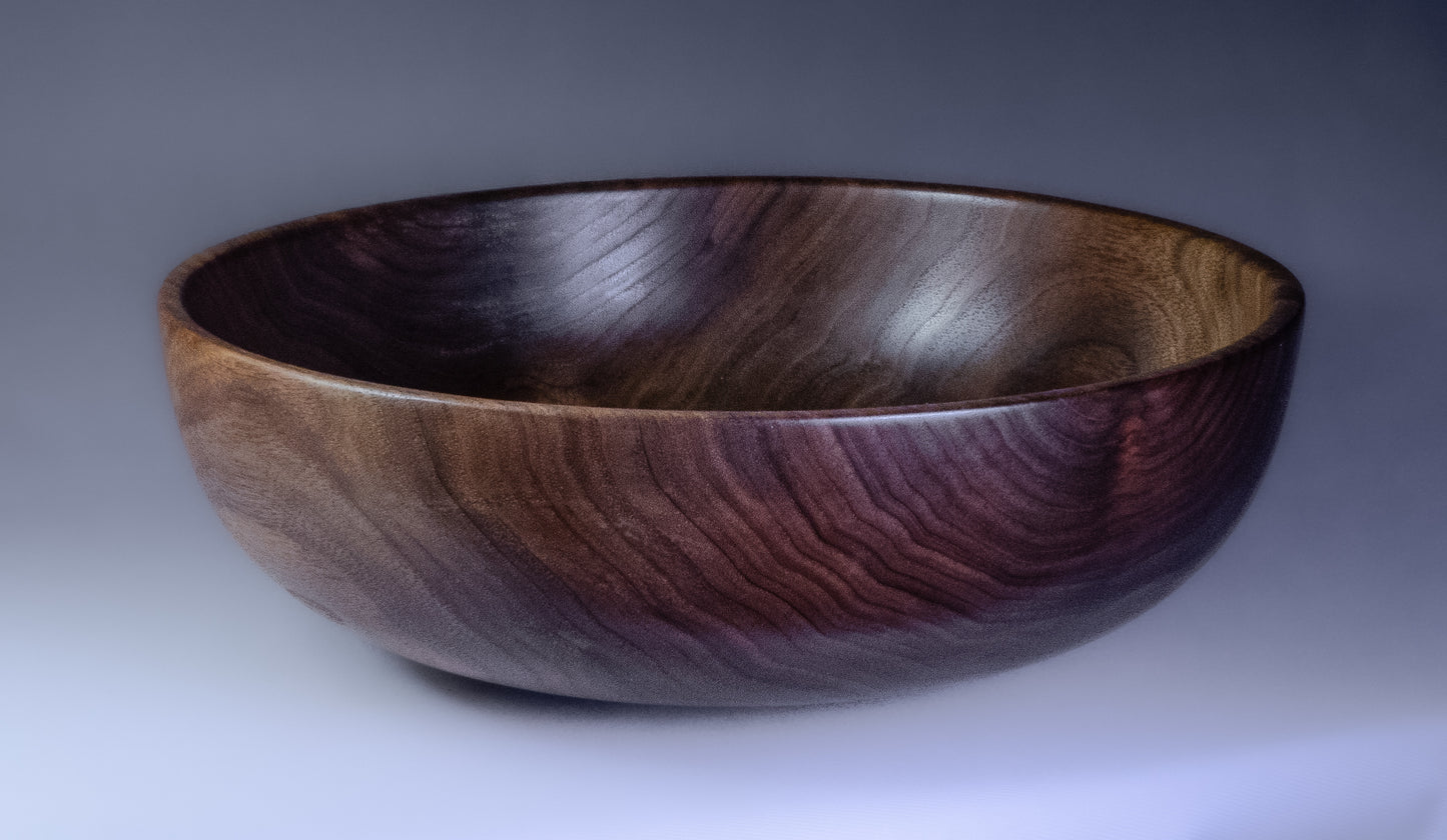Black walnut bowl