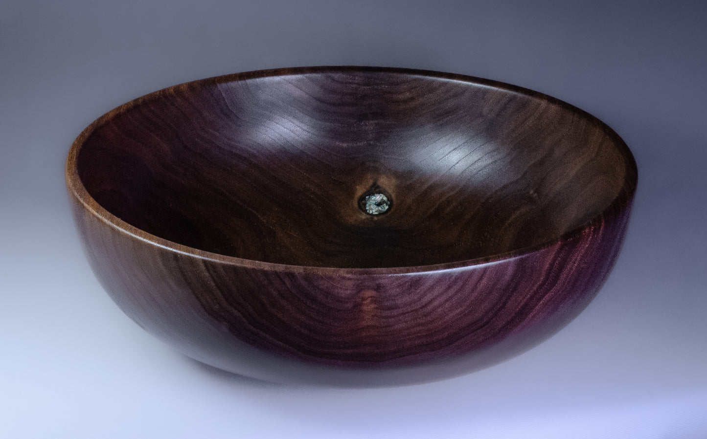 Black walnut bowl