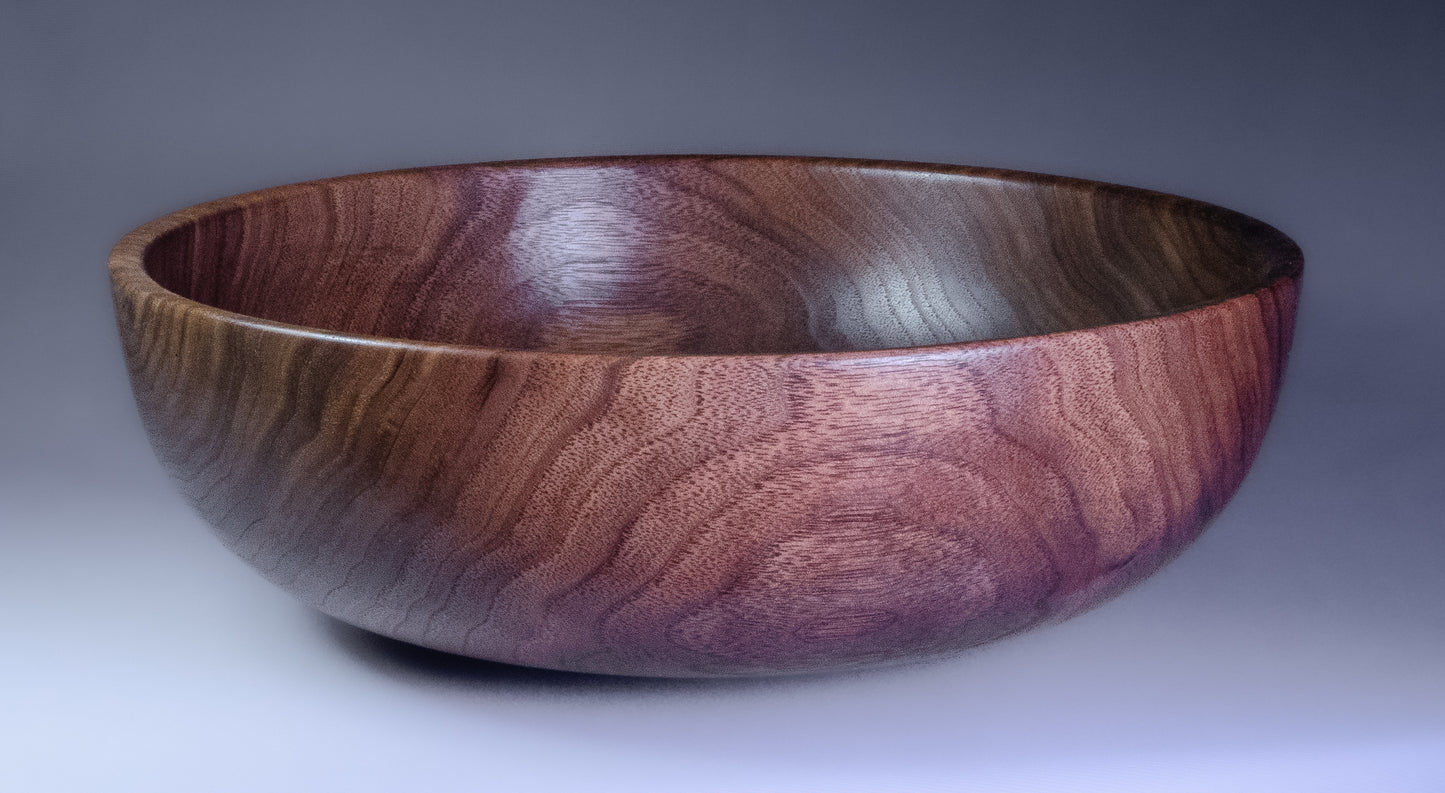 Black walnut bowl