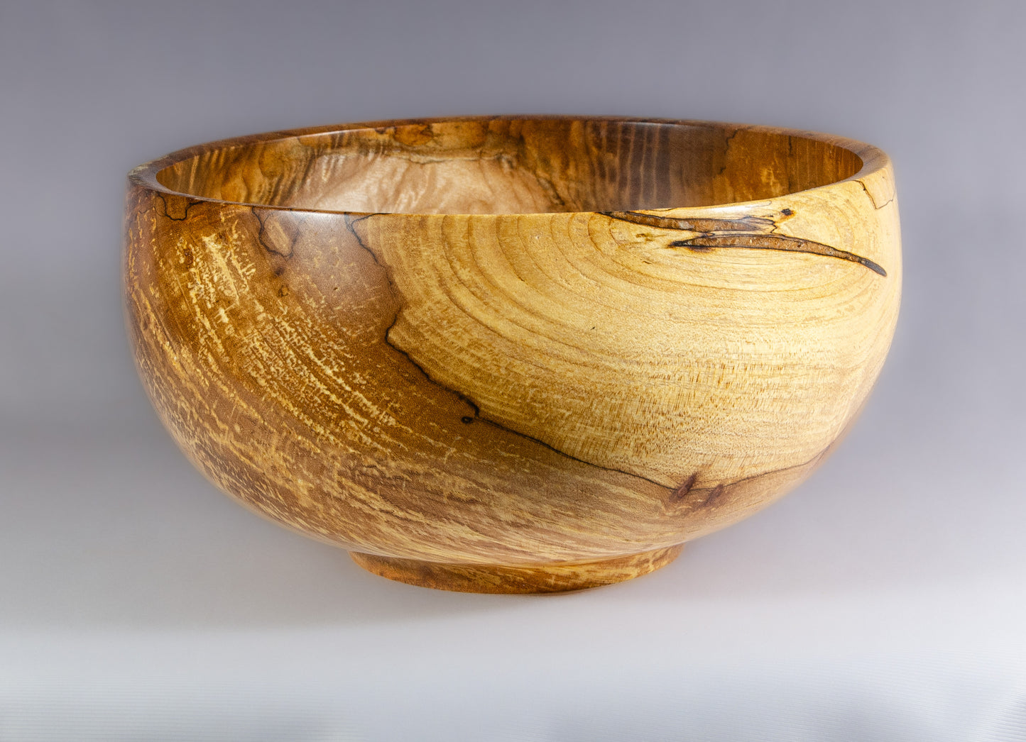 Spalted maple bowl