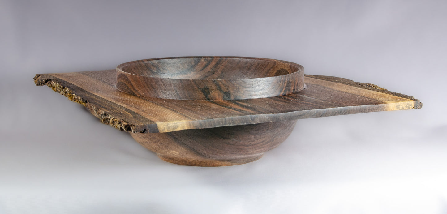 Walnut winged emerging bowl