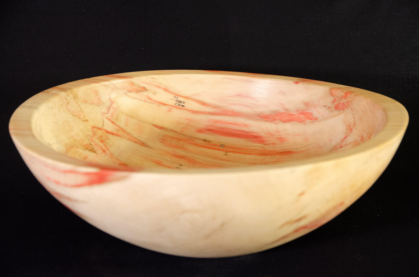 Large flaming box elder bow