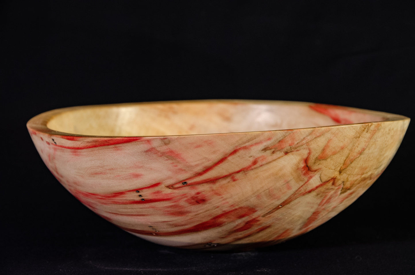 Large flaming box elder bow