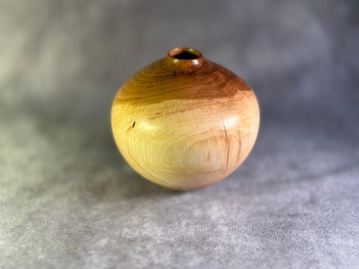Small Black Cherry Hollow Form - Rare Earth Bowls