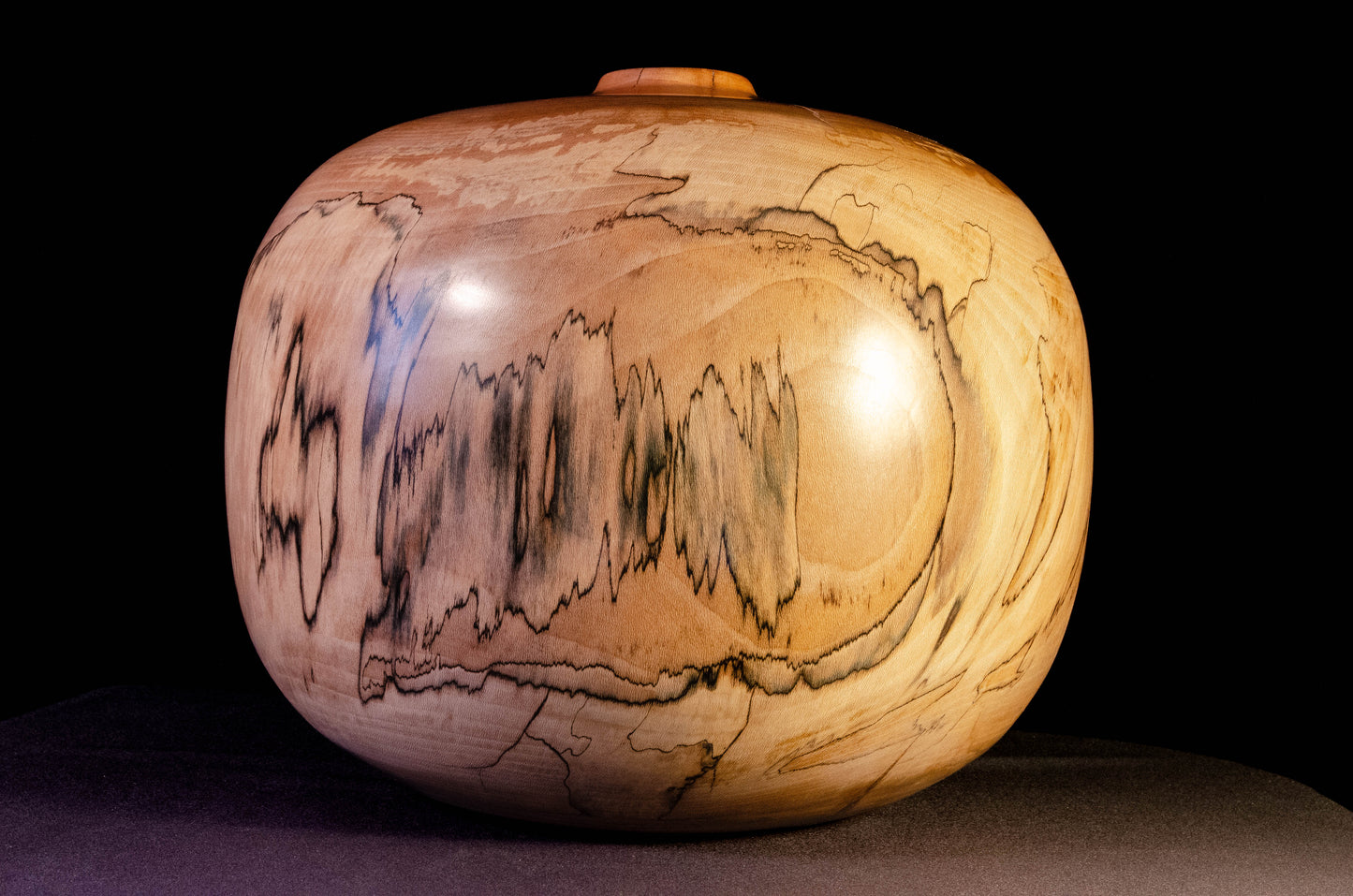 Large Graphic Sycamore Hollow Form