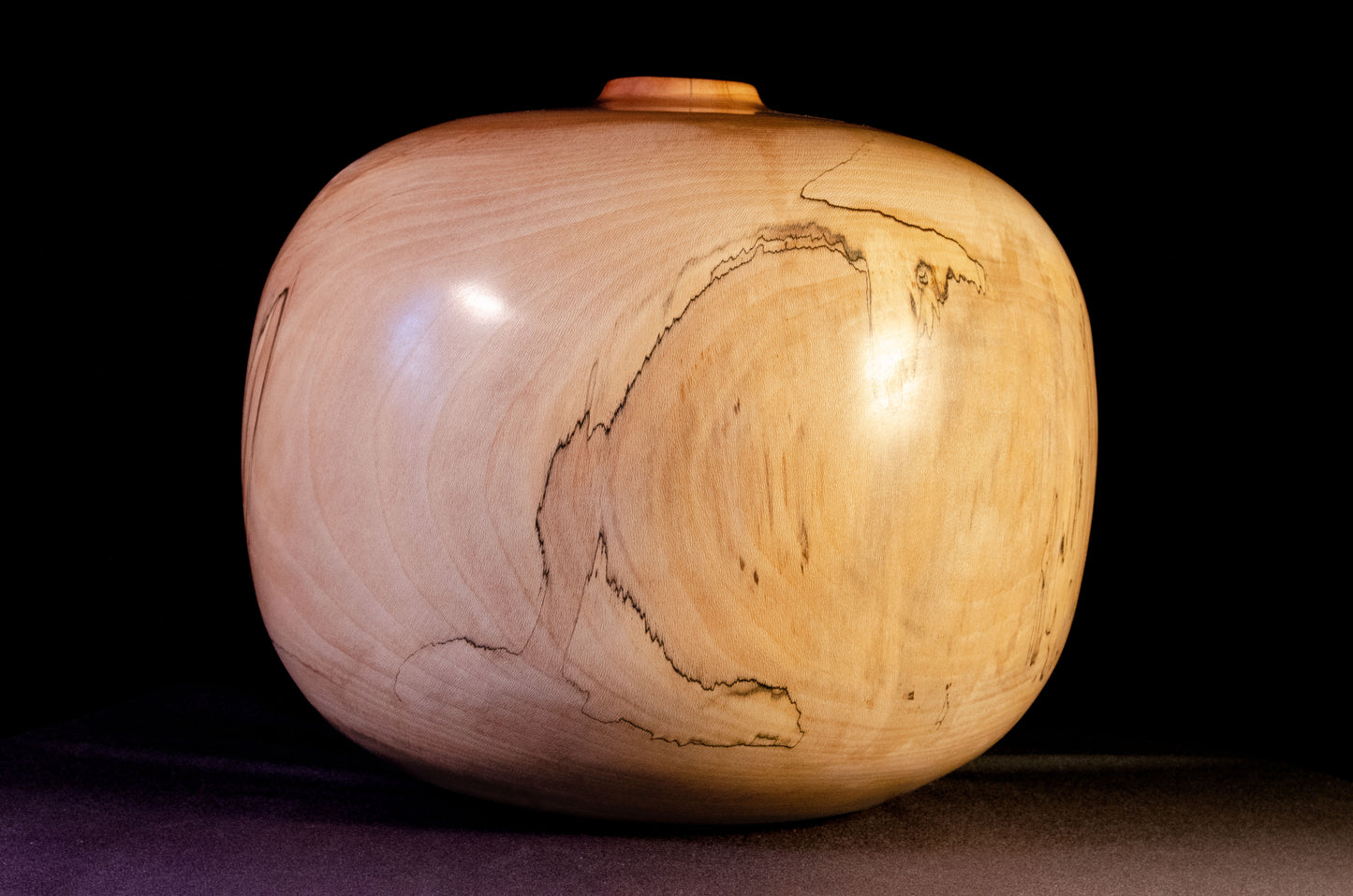 Large Graphic Sycamore Hollow Form