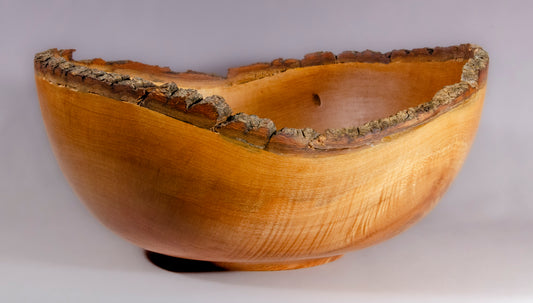 Maple natural edge bowl