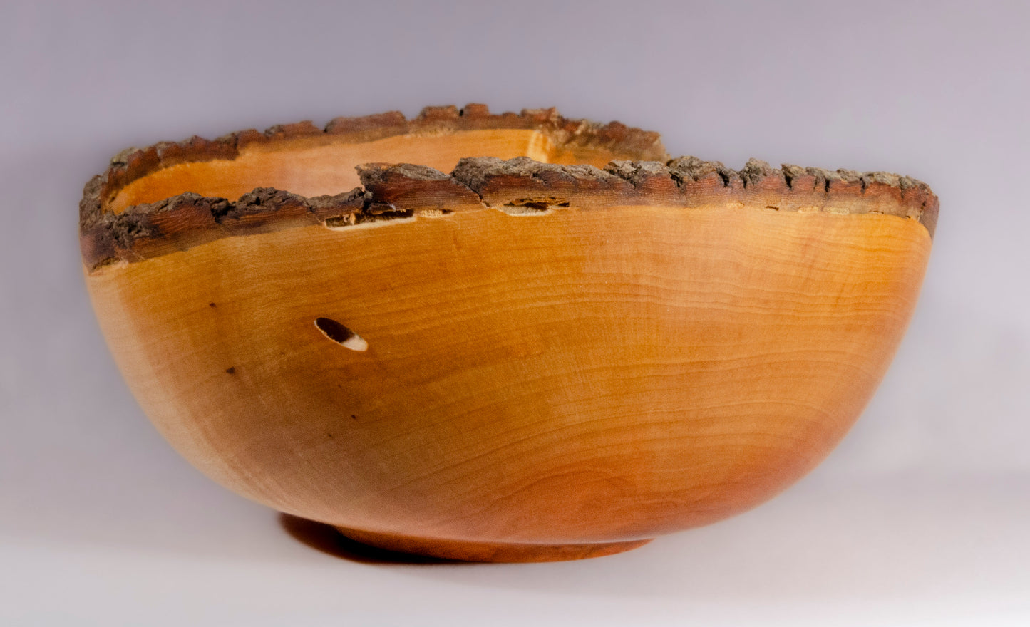 Maple natural edge bowl