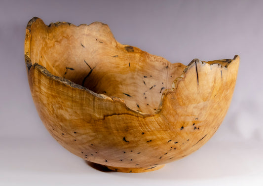 Japanese maple bowl, natural edge