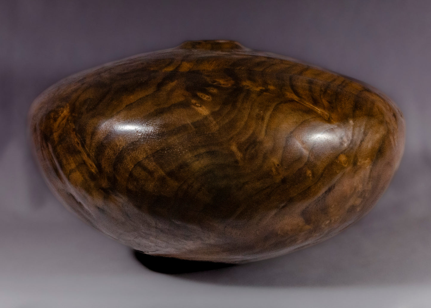 Claro walnut hollow form