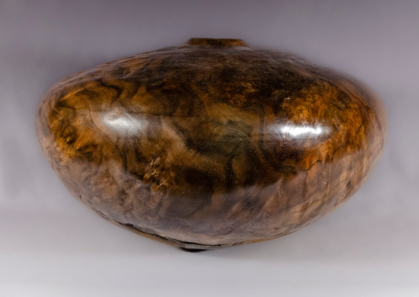 Claro walnut hollow form