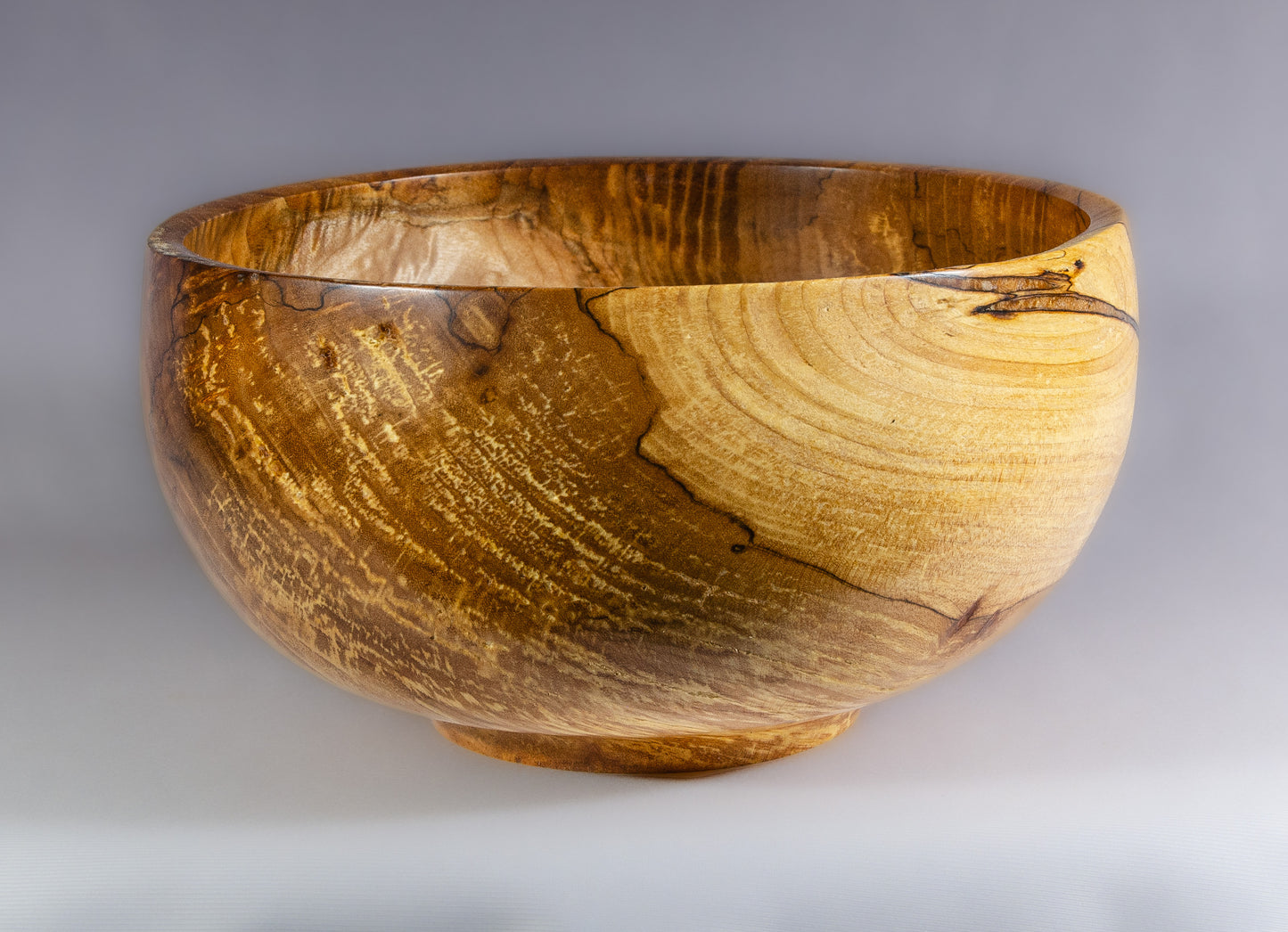 Spalted maple bowl
