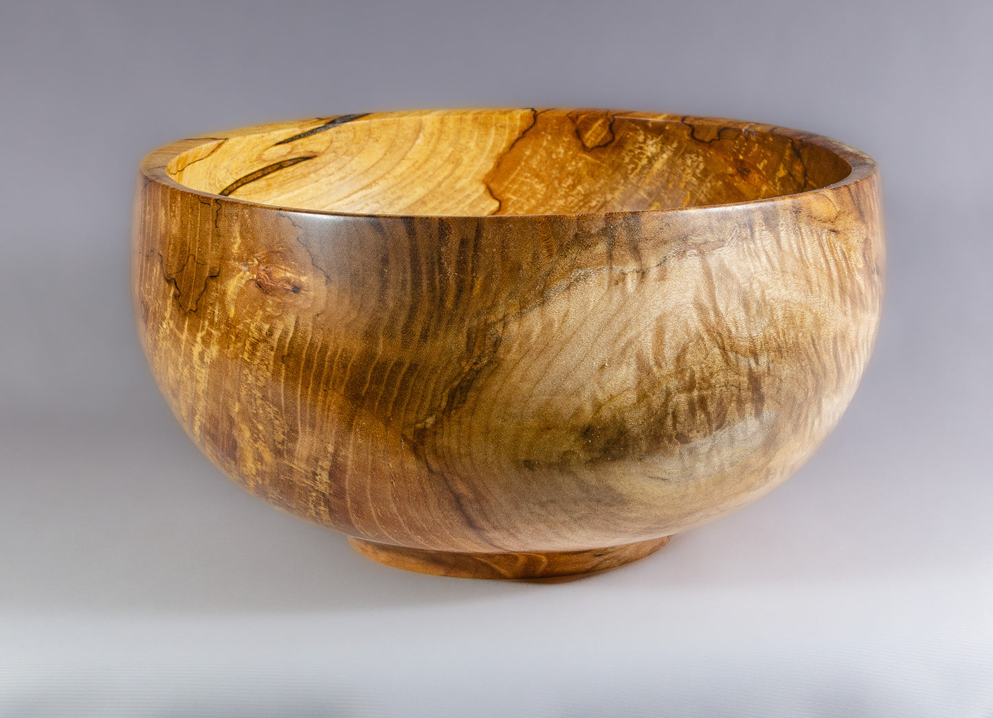 Spalted maple bowl