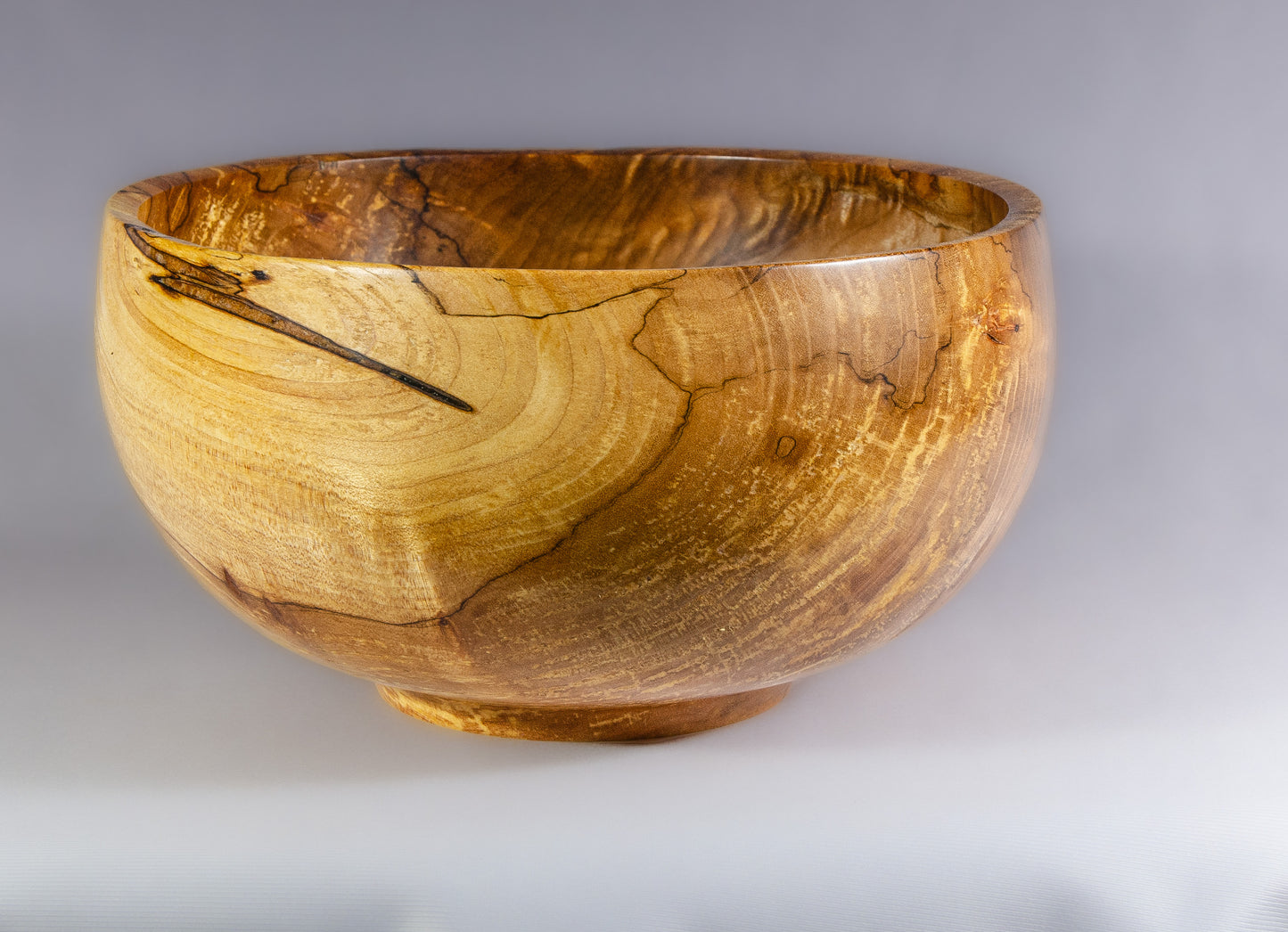 Spalted maple bowl