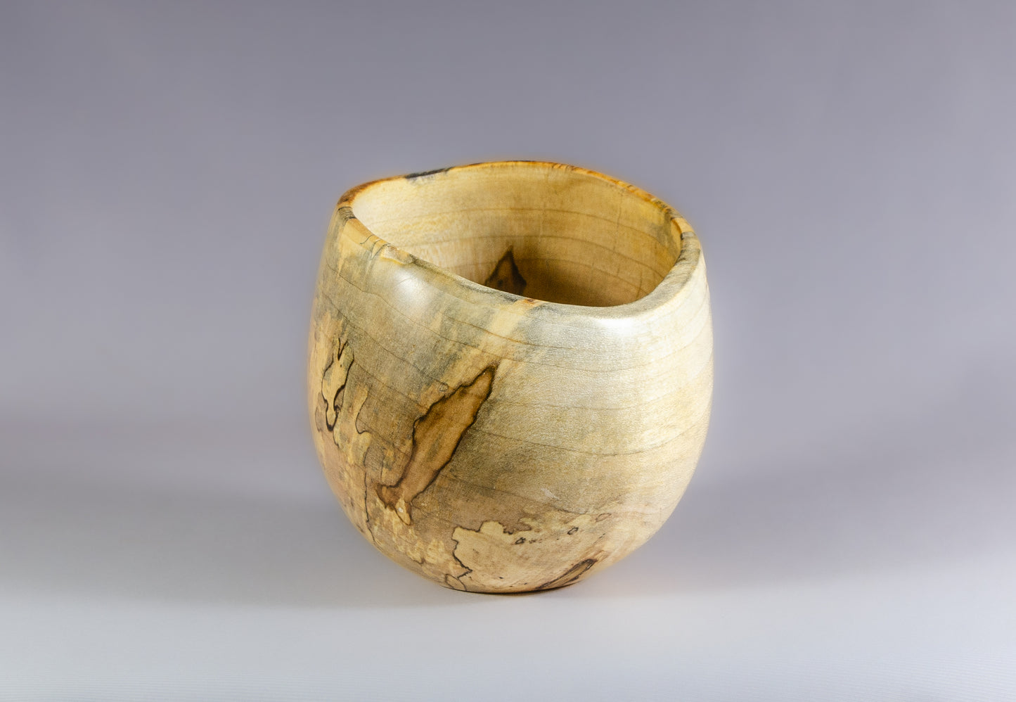 Small spalted maple bowl