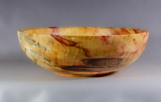 Flaming Box Elder Bowl