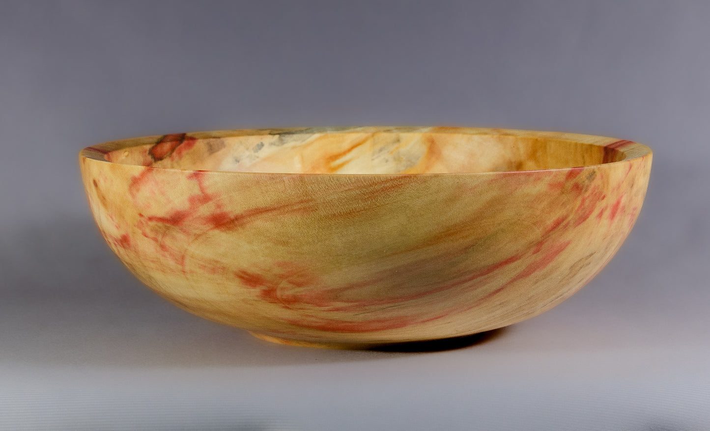 Flaming Box Elder Bowl