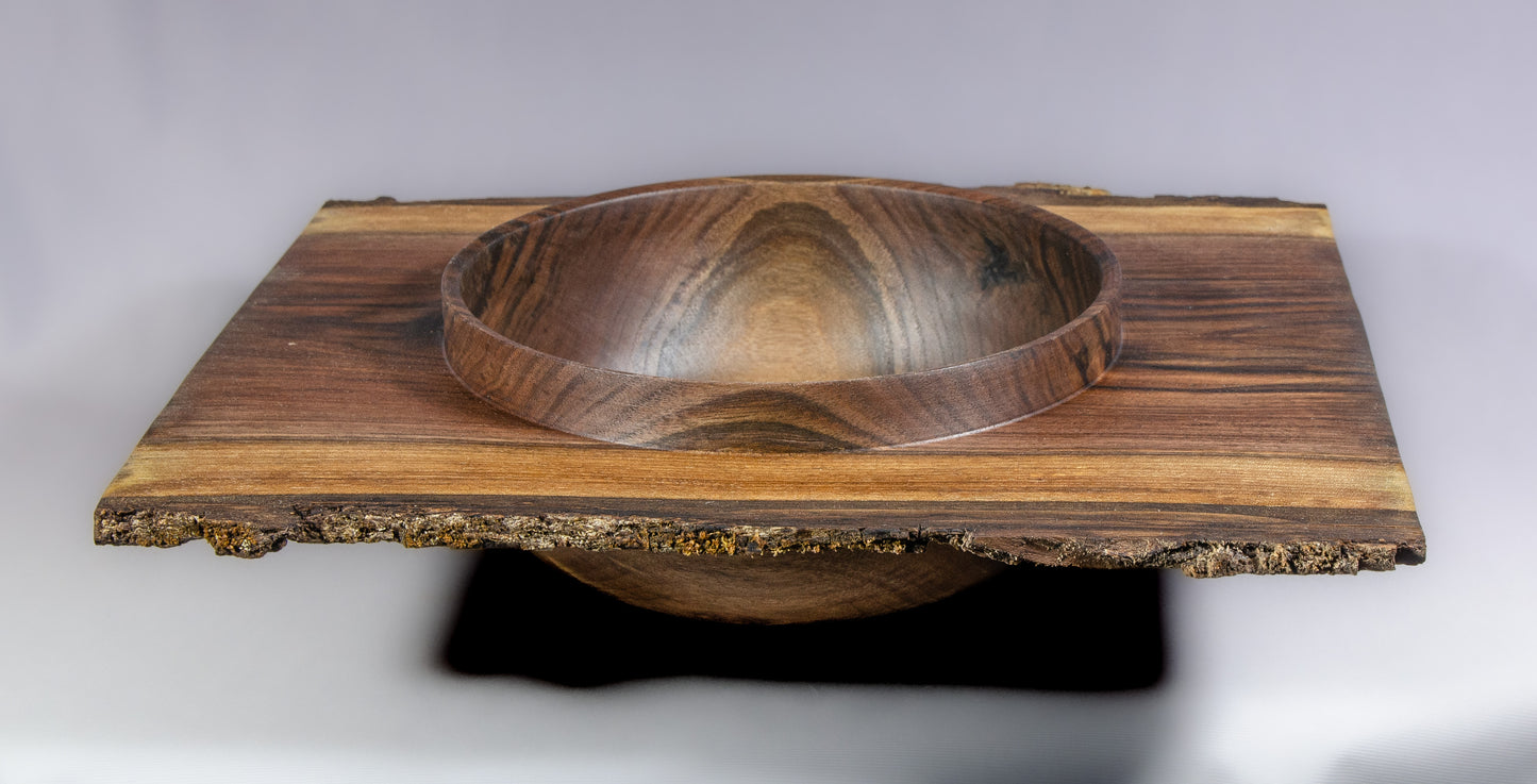 Walnut winged emerging bowl