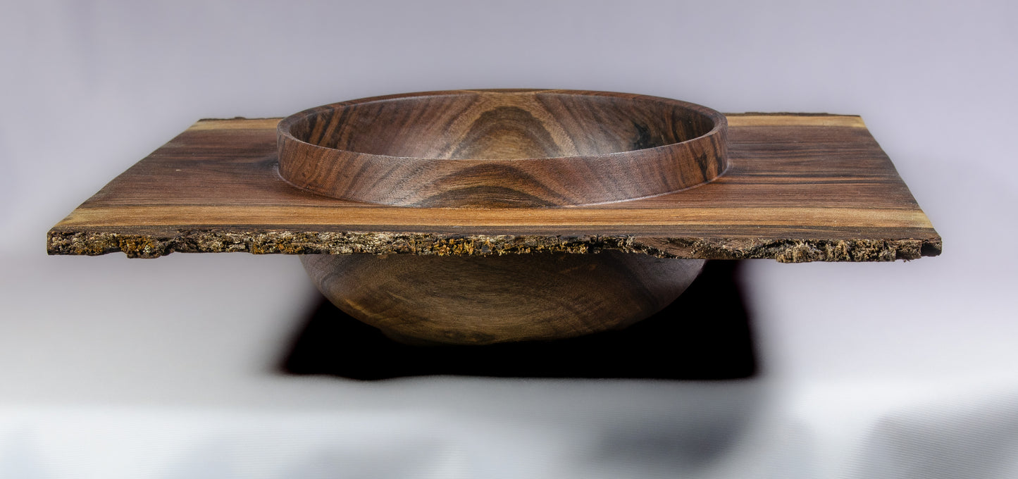 Walnut winged emerging bowl