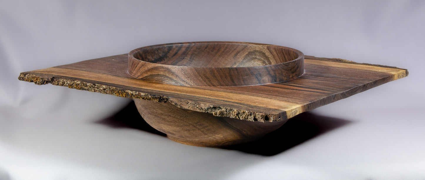 Walnut winged emerging bowl