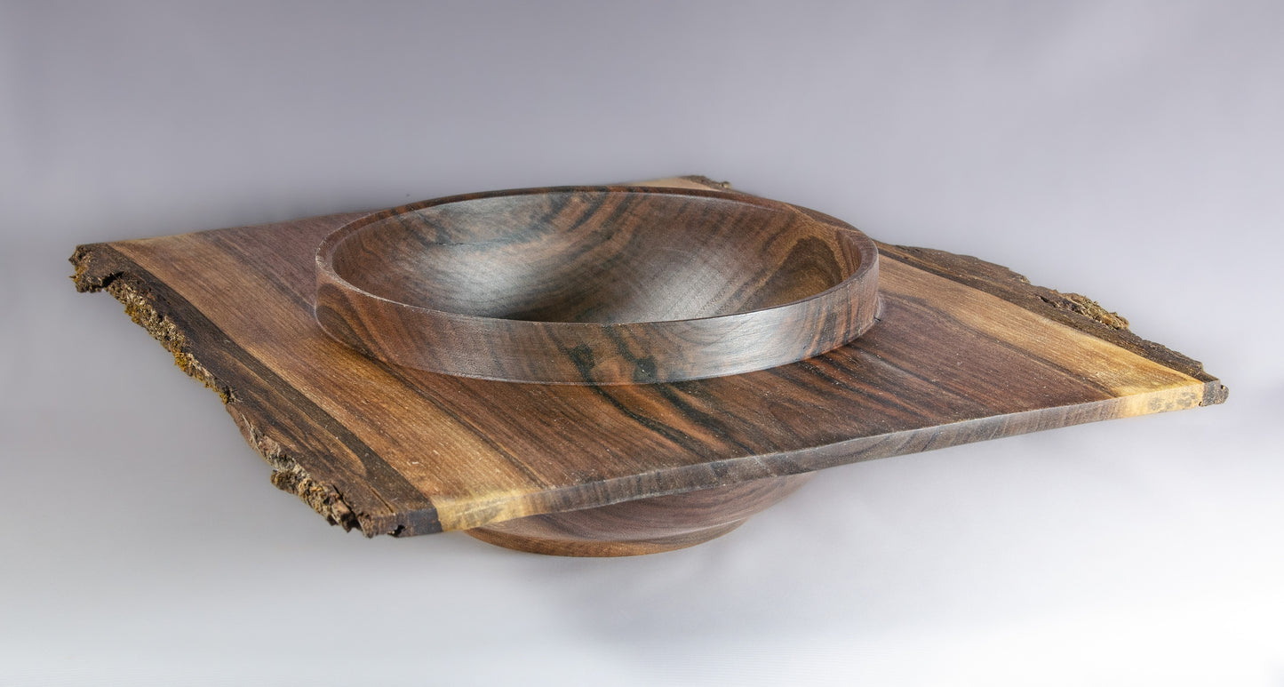Walnut winged emerging bowl