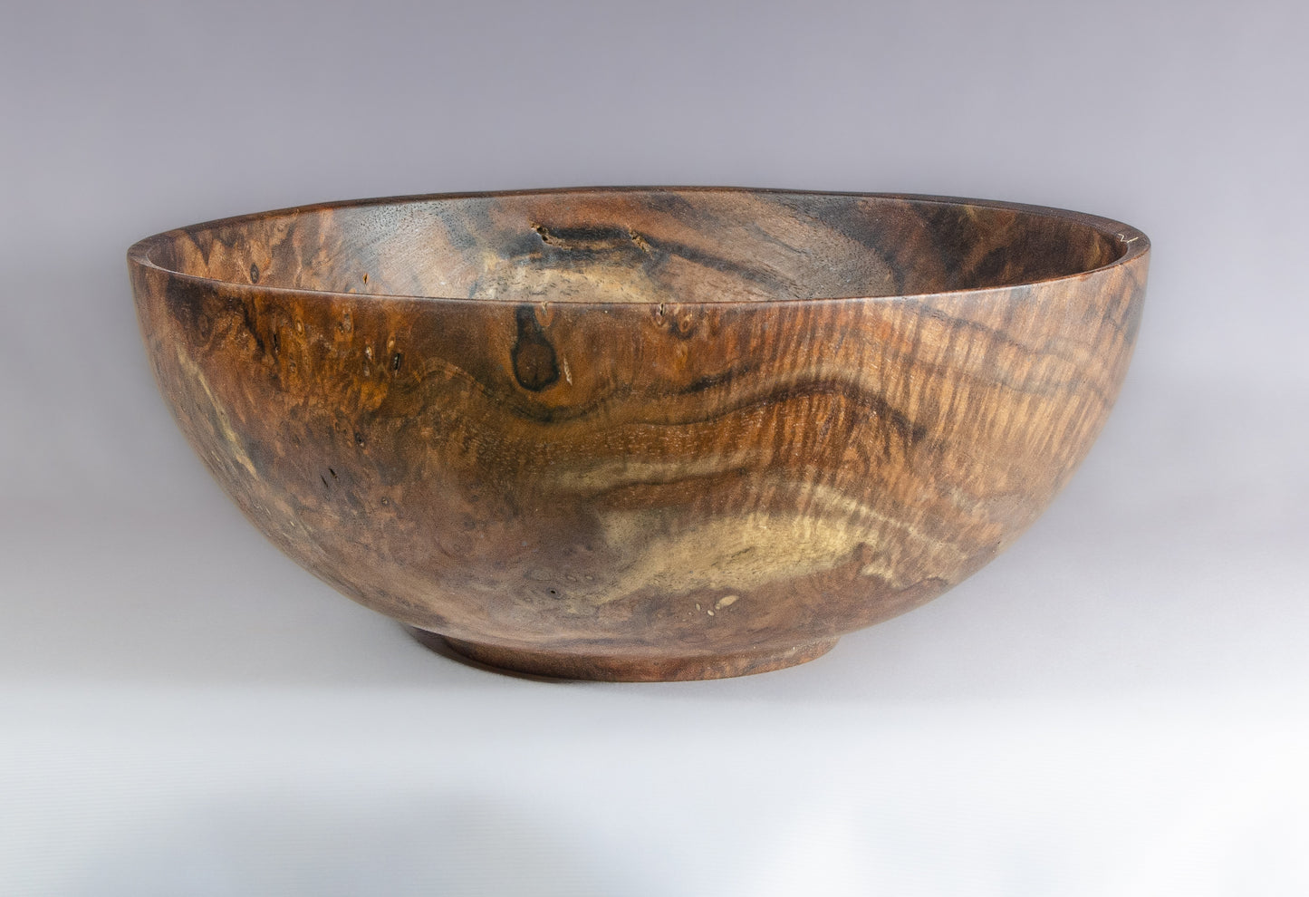 Claro walnut burl bowl