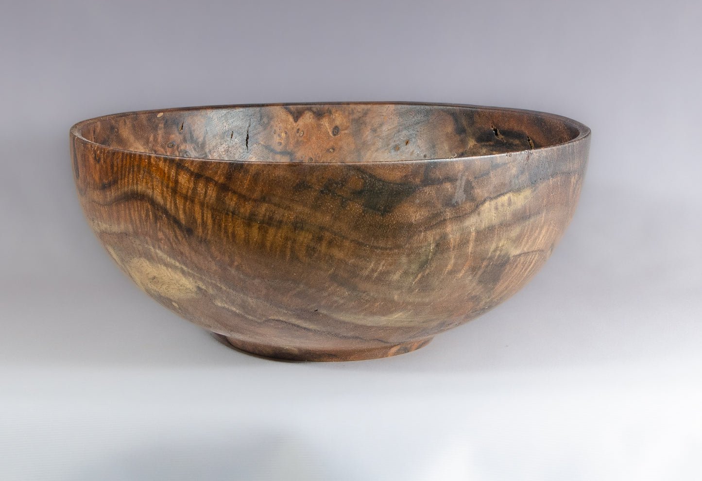 Claro walnut burl bowl