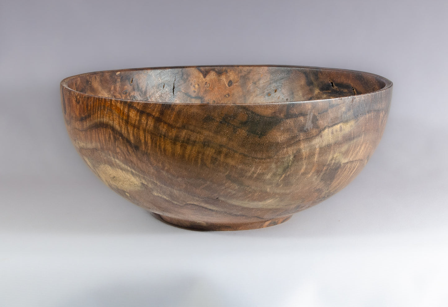 Claro walnut burl bowl