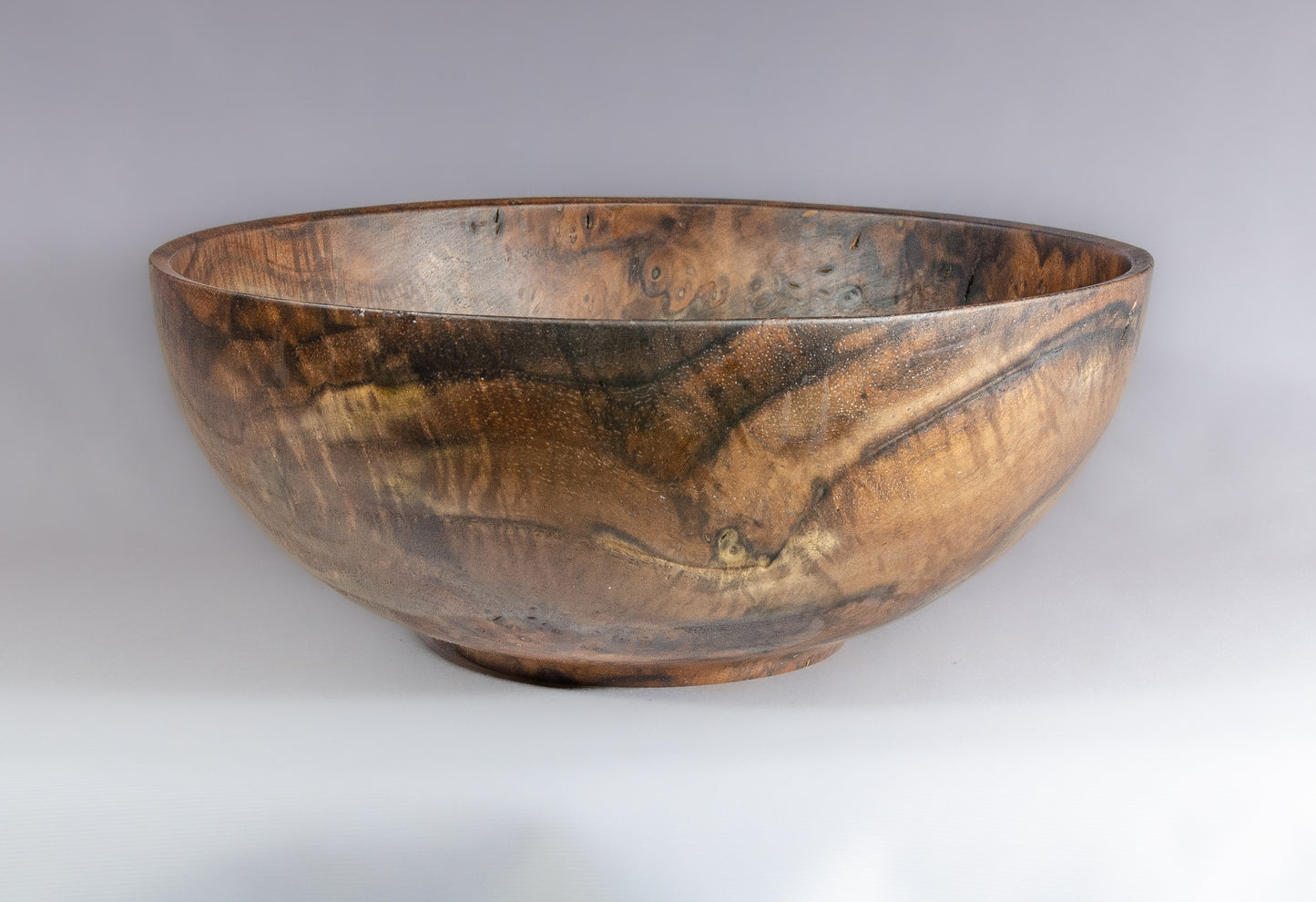 Claro walnut burl bowl
