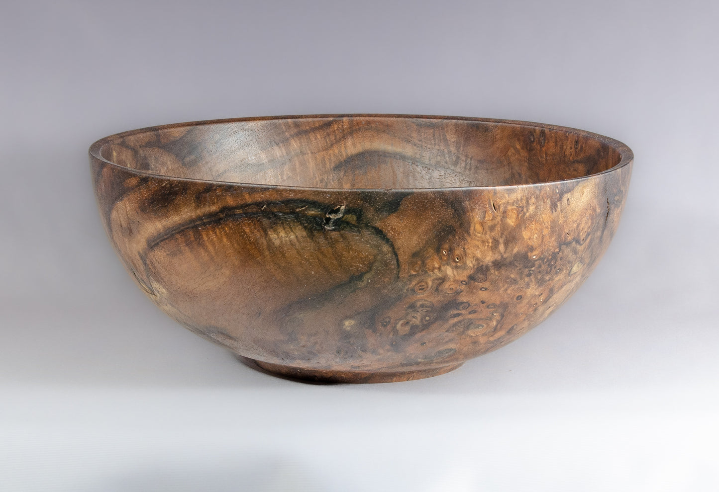 Claro walnut burl bowl