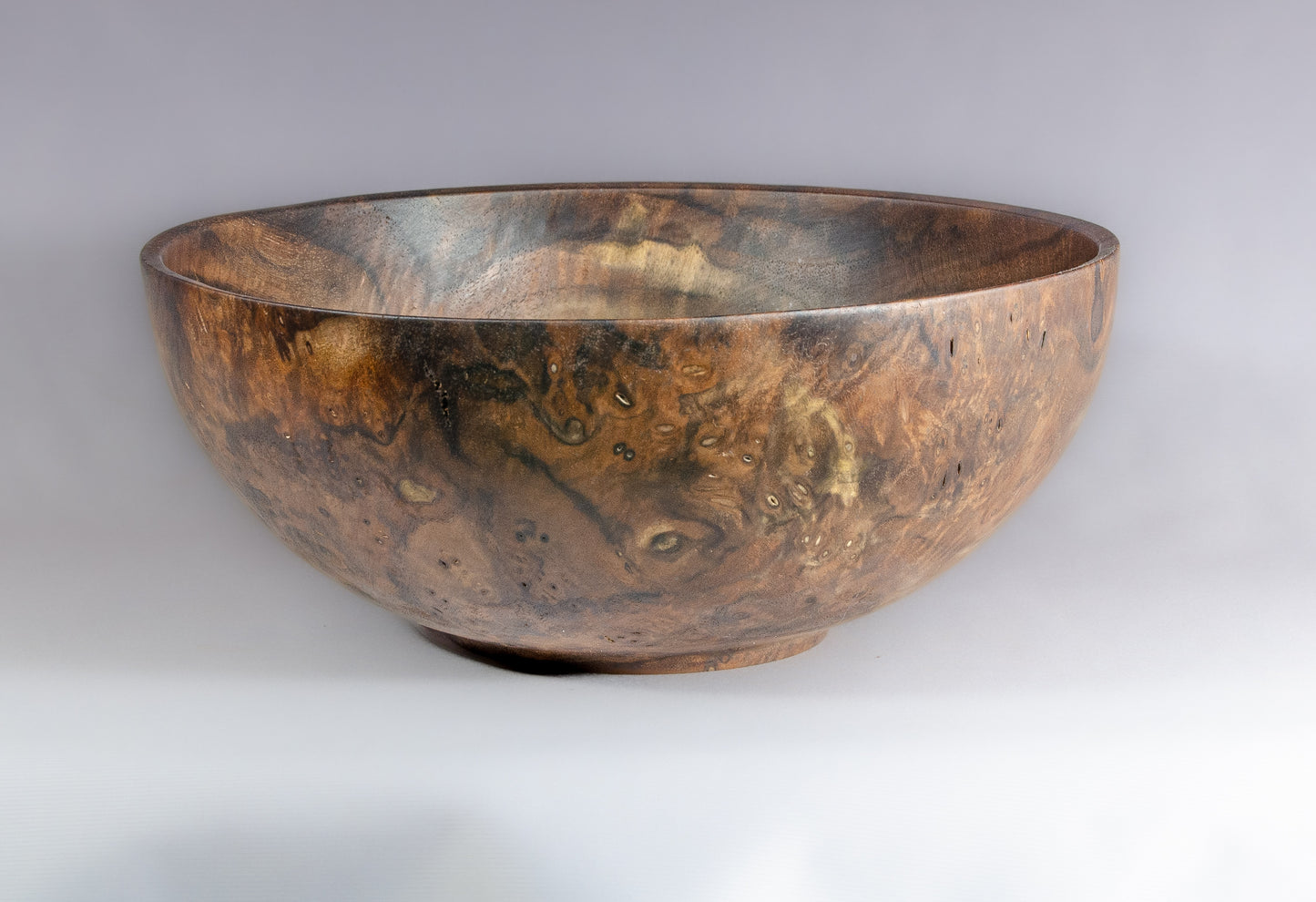 Claro walnut burl bowl