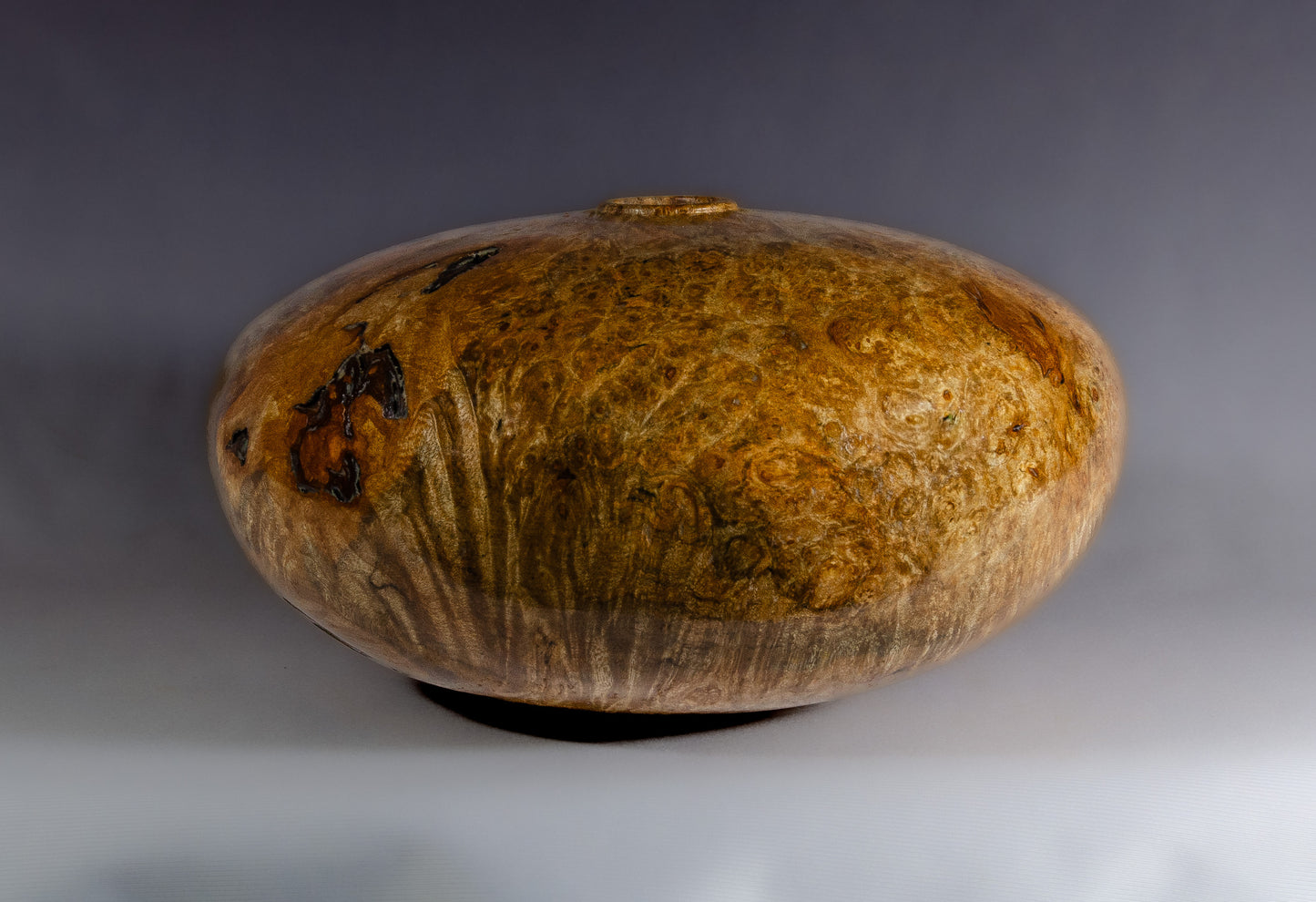 Maple burl hollow form