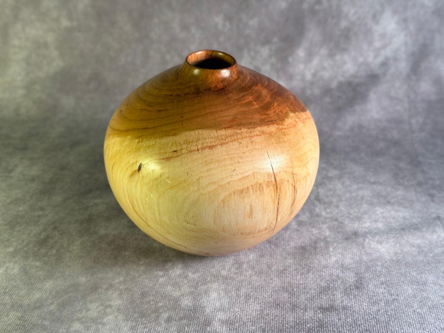 Small Black Cherry Hollow Form - Rare Earth Bowls