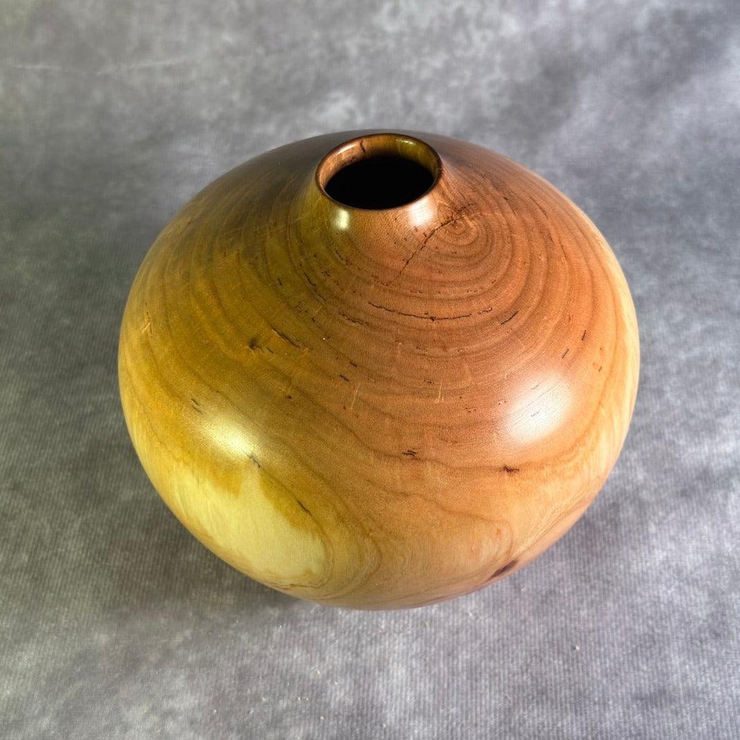 Small Black Cherry Hollow Form - Rare Earth Bowls