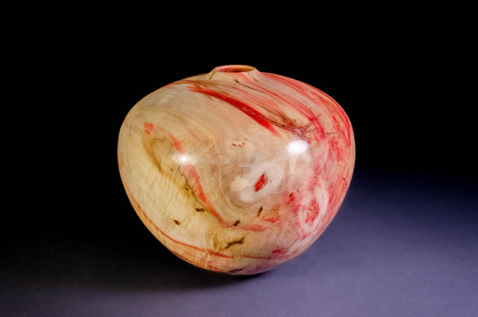 Flame box elder hollow form