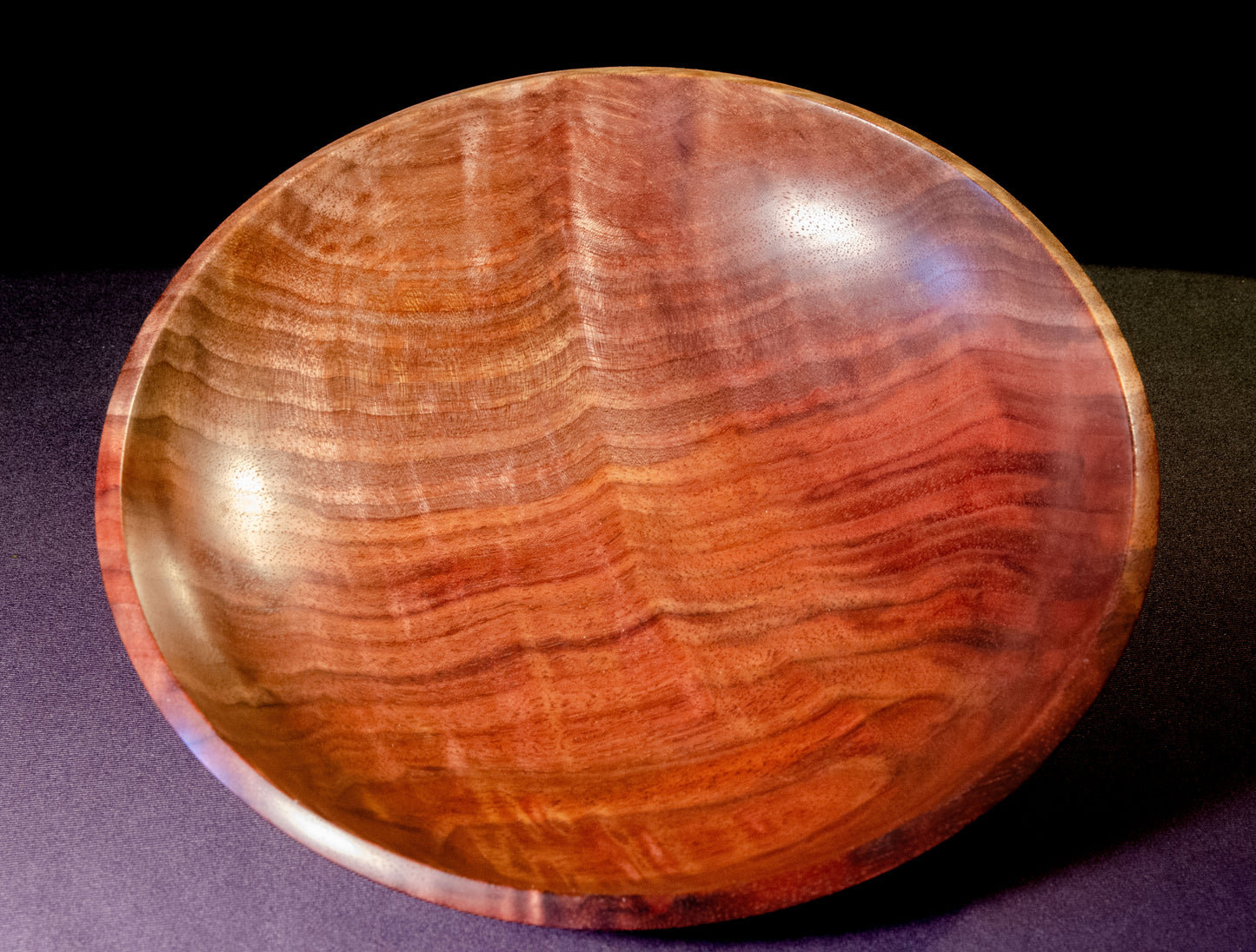 Curly Black Walnut Bowl