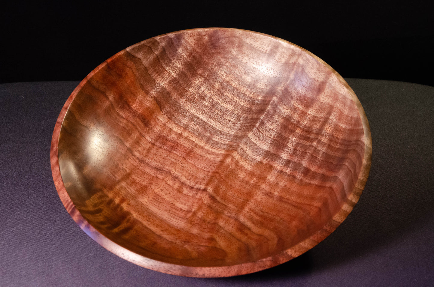 Curly Black Walnut Bowl