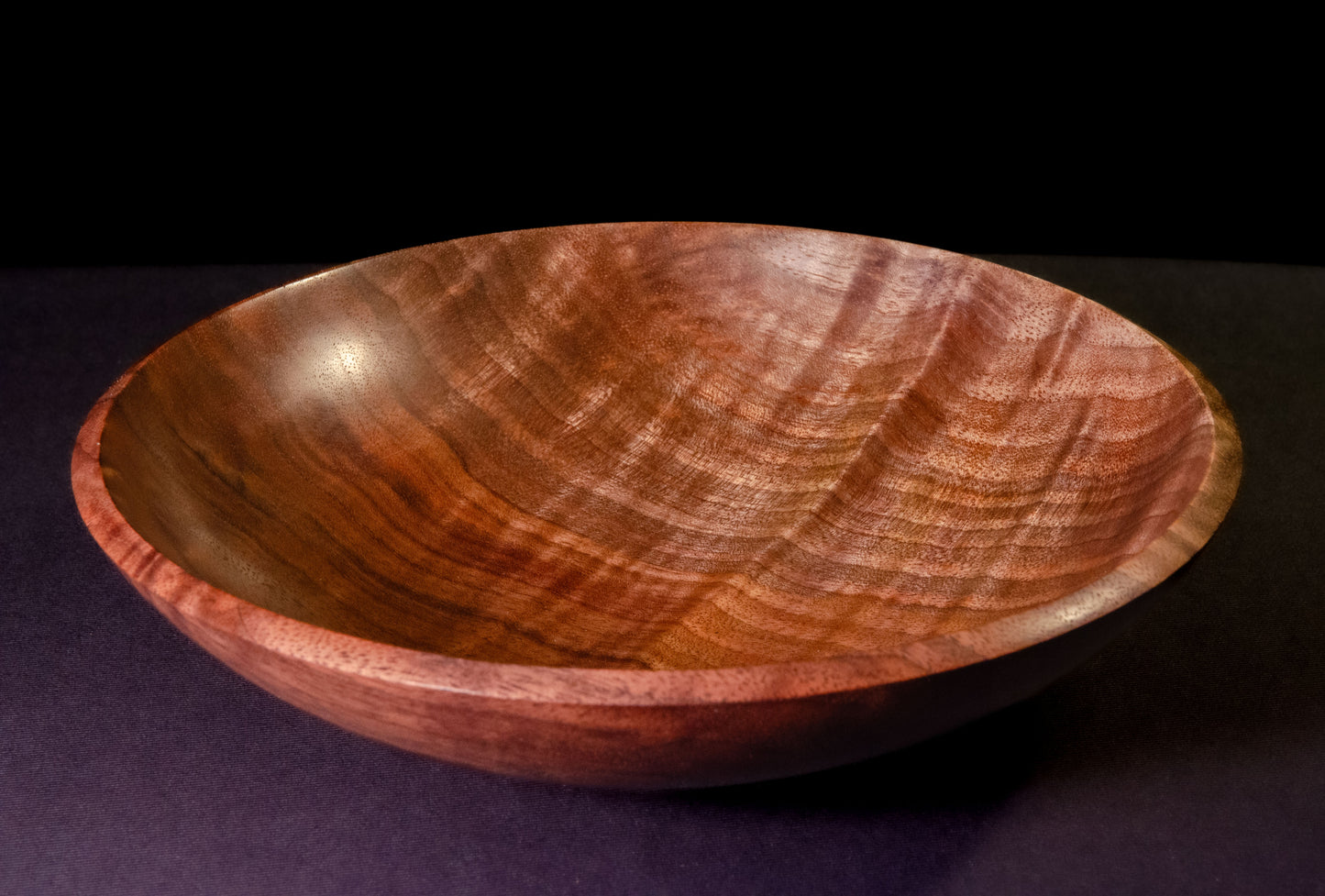 Curly Black Walnut Bowl