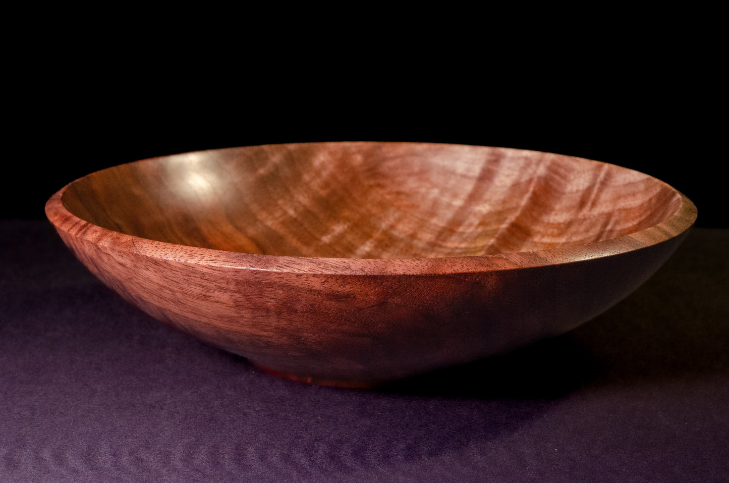 Curly Black Walnut Bowl